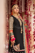Festive Edit 2026 Karma Collection JAHAN-ARA BLACK COAL F498