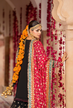 Festive Edit 2026 Karma Collection JAHAN-ARA BLACK COAL F498