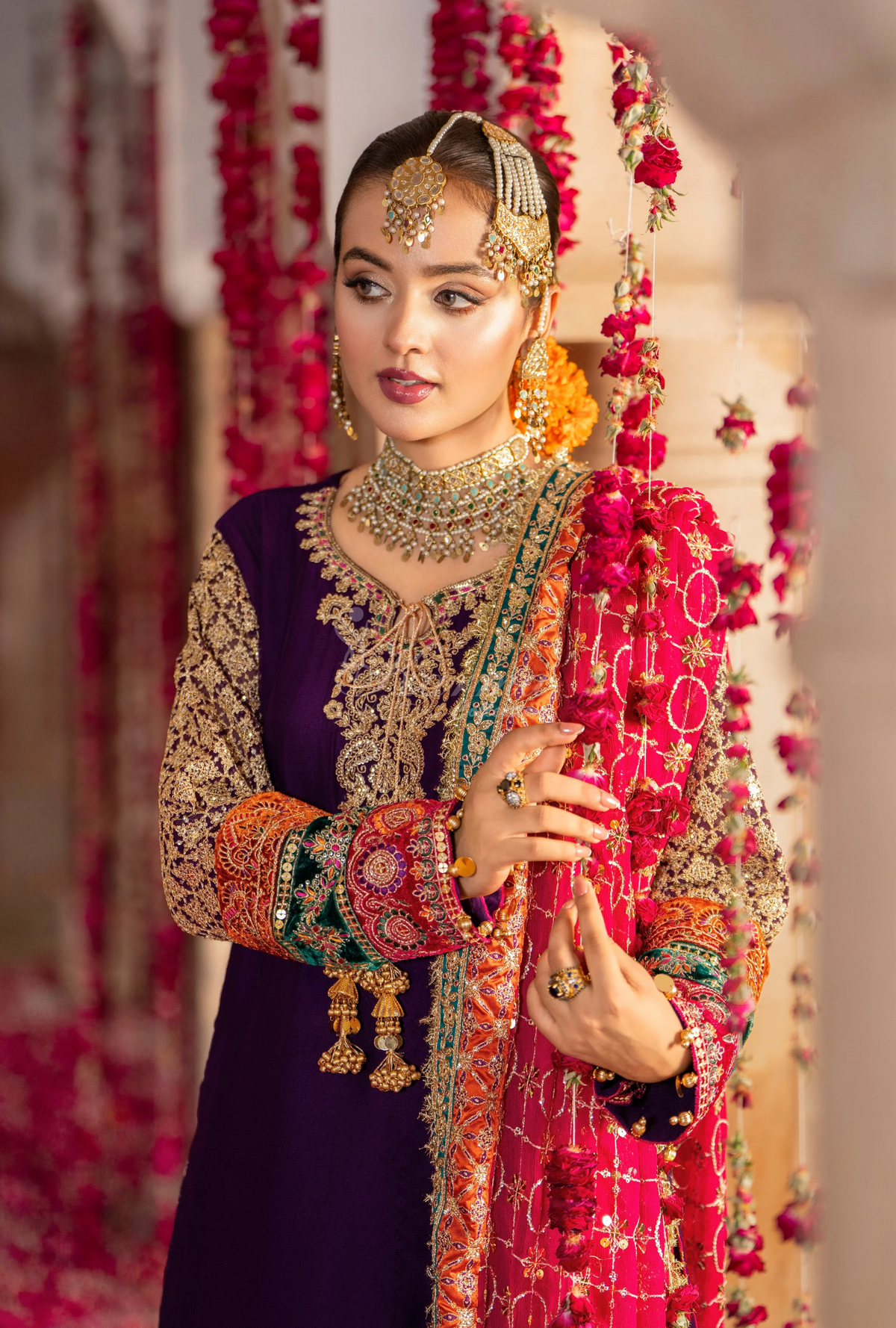 Festive Edit 2026 Karma Collection JAHAN-ARA ROYAL PURPLE F498