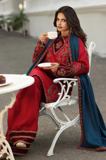 CHARIZMA SIGNATURE VOL 1 WINTER 2025-3-PC Stitched Peach Leather with Velvet CSW5-02