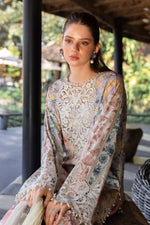 M Prints by Maria B Stitched Lawn 3 Piece Suit D-10 B - Summer Collection