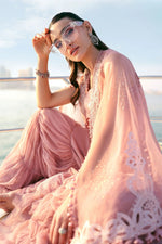 Maria B Stitched Embroidered Luxury Lawn 3 Piece Suit D-2604-B- Eid Collection