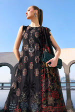 Maria B Stitched Embroidered Luxury Lawn 3 Piece Suit D-2605-B- Eid Collection