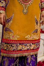 Festive Edit 2026 Karma Collection JAHAN-ARA BLACK TURMERIC F-502