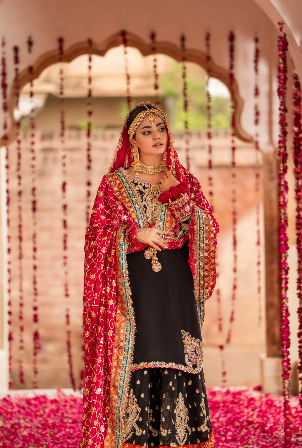 Festive Edit 2026 Karma Collection JAHAN-ARA BLACK COAL F498