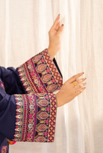 Winter Luxury 3 Piece Embroidered Mishaal Karma CollectionALMOND SKU:KC-1534