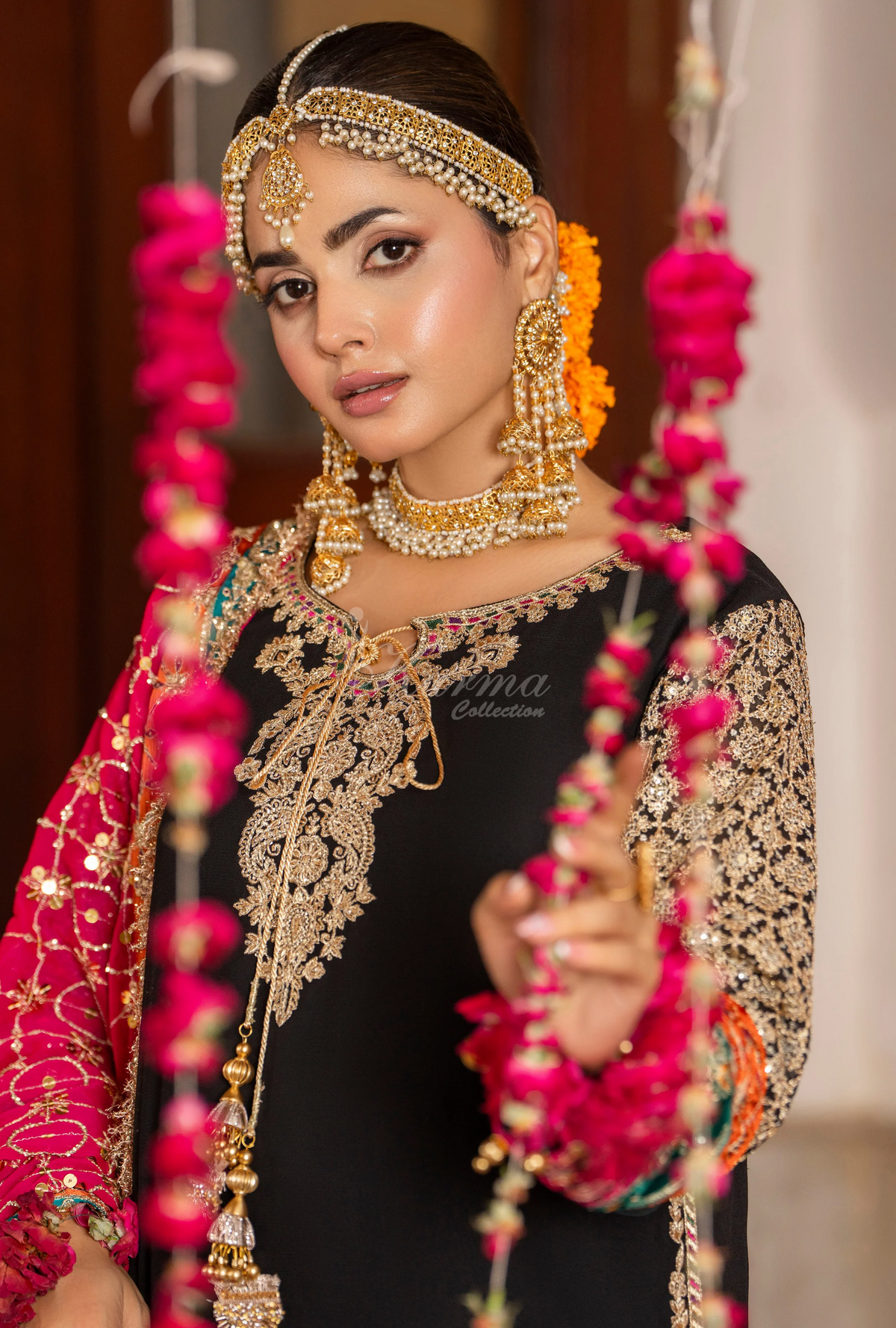 Festive Edit 2026 Karma Collection JAHAN-ARA BLACK COAL F498