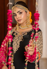 Festive Edit 2026 Karma Collection JAHAN-ARA BLACK COAL F498