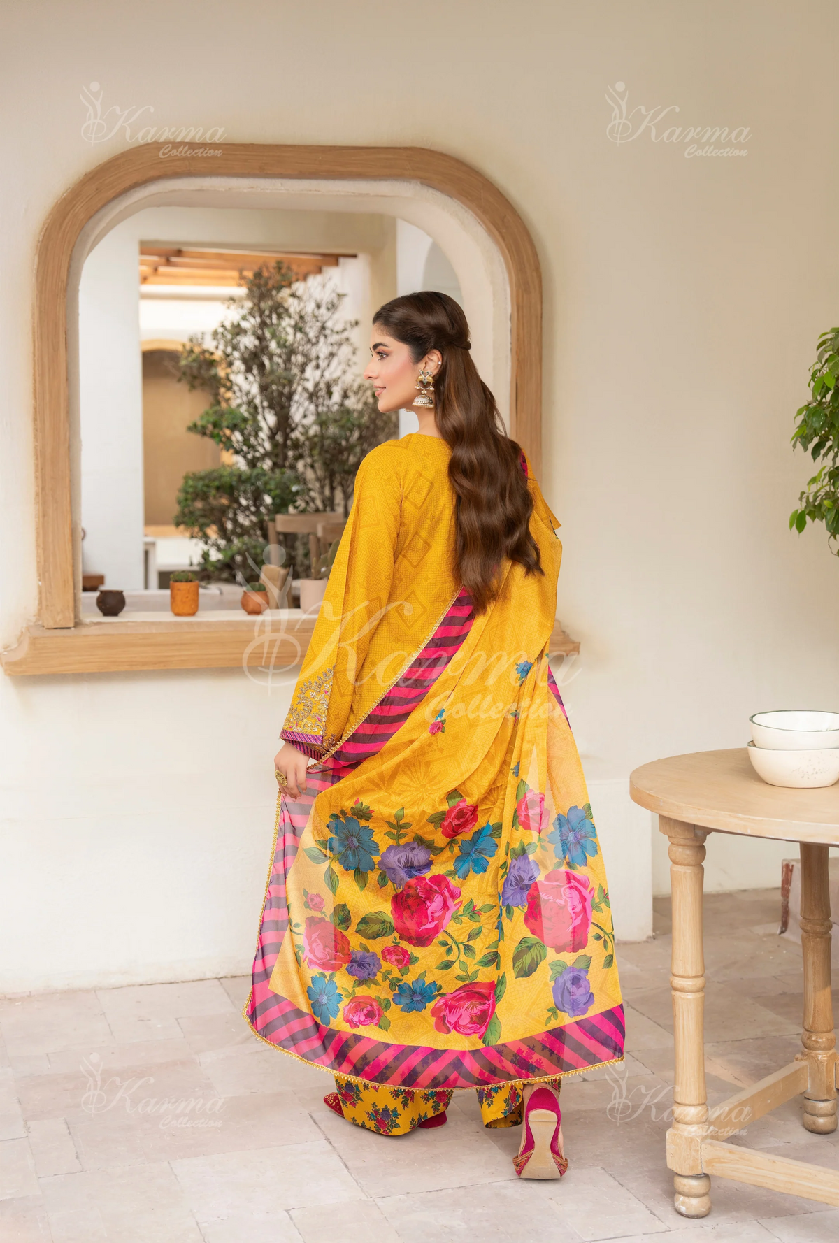 Farshi Shalwar Karma Collection MARIGOLD GLINT KC-1501