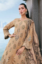 Maria B Stitched Embroidered Luxury Lawn 3 Piece Suit D-2605-A- Eid Collection