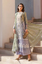 Maria B Stitched Embroidered Luxury Lawn 3 Piece Suit D-2606-B- Eid Collection