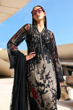 Maria B Stitched Embroidered Luxury Lawn 3 Piece Suit D-2607-B- Eid Collection