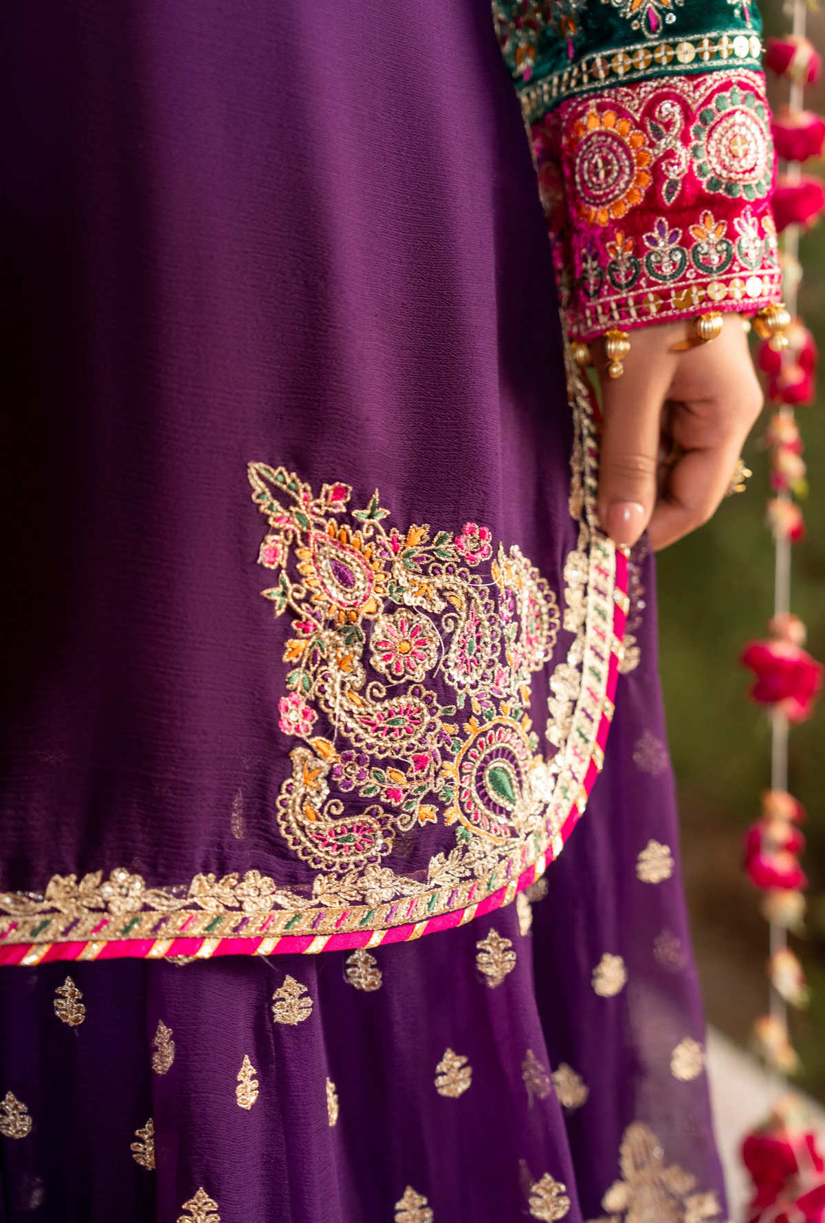 Festive Edit 2026 Karma Collection JAHAN-ARA ROYAL PURPLE F498