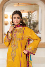 Farshi Shalwar Karma Collection MARIGOLD GLINT KC-1501