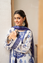 Farshi Shalwar Karma Collection SAPPHIRE MIST KC-1498
