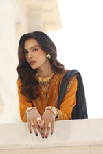 CHARIZMA SIGNATURE VOL 1 WINTER 2025-3-PC Stitched Peach Leather with Velvet CSW5-08