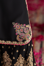 Festive Edit 2026 Karma Collection JAHAN-ARA BLACK COAL F498