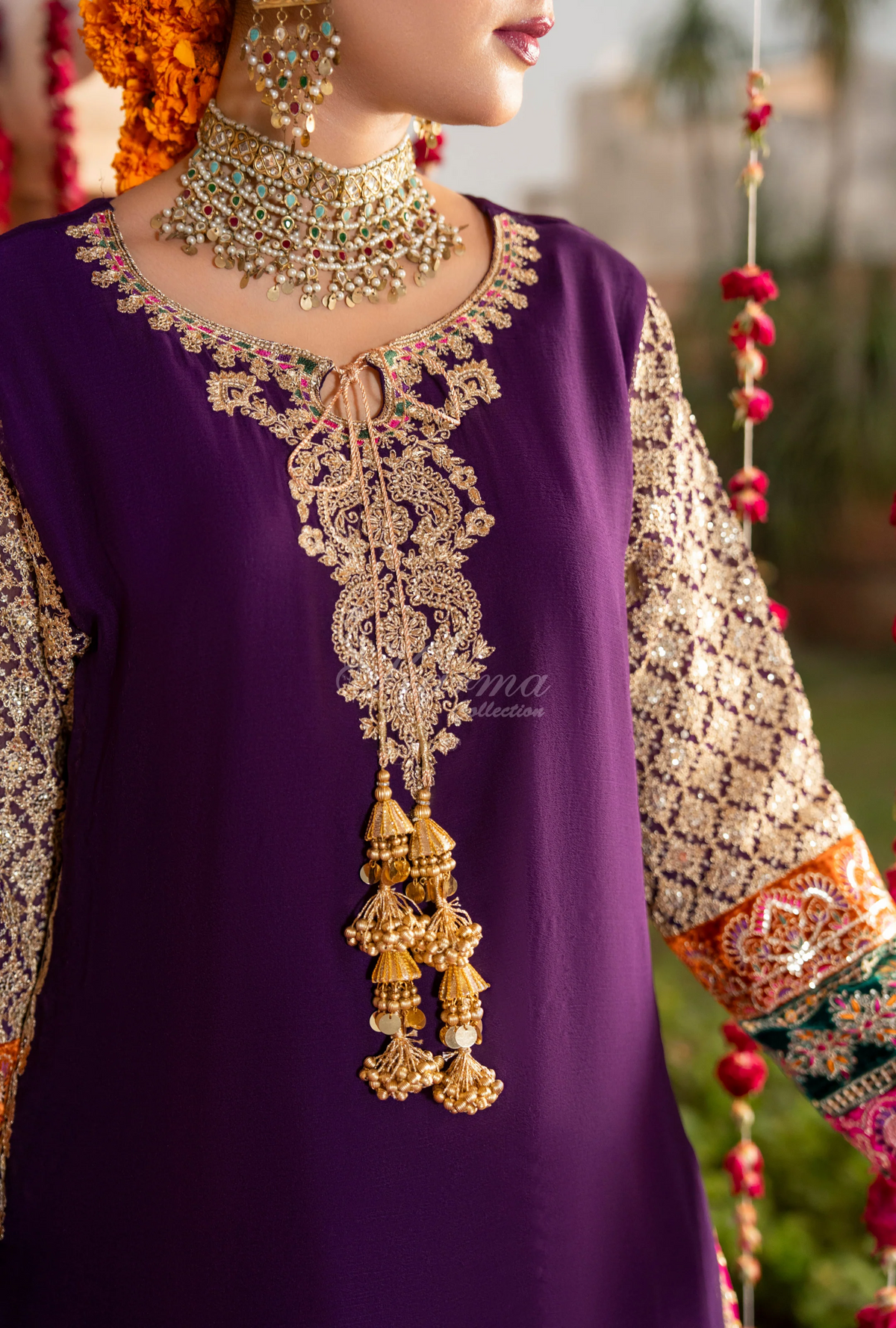 Festive Edit 2026 Karma Collection JAHAN-ARA ROYAL PURPLE F498