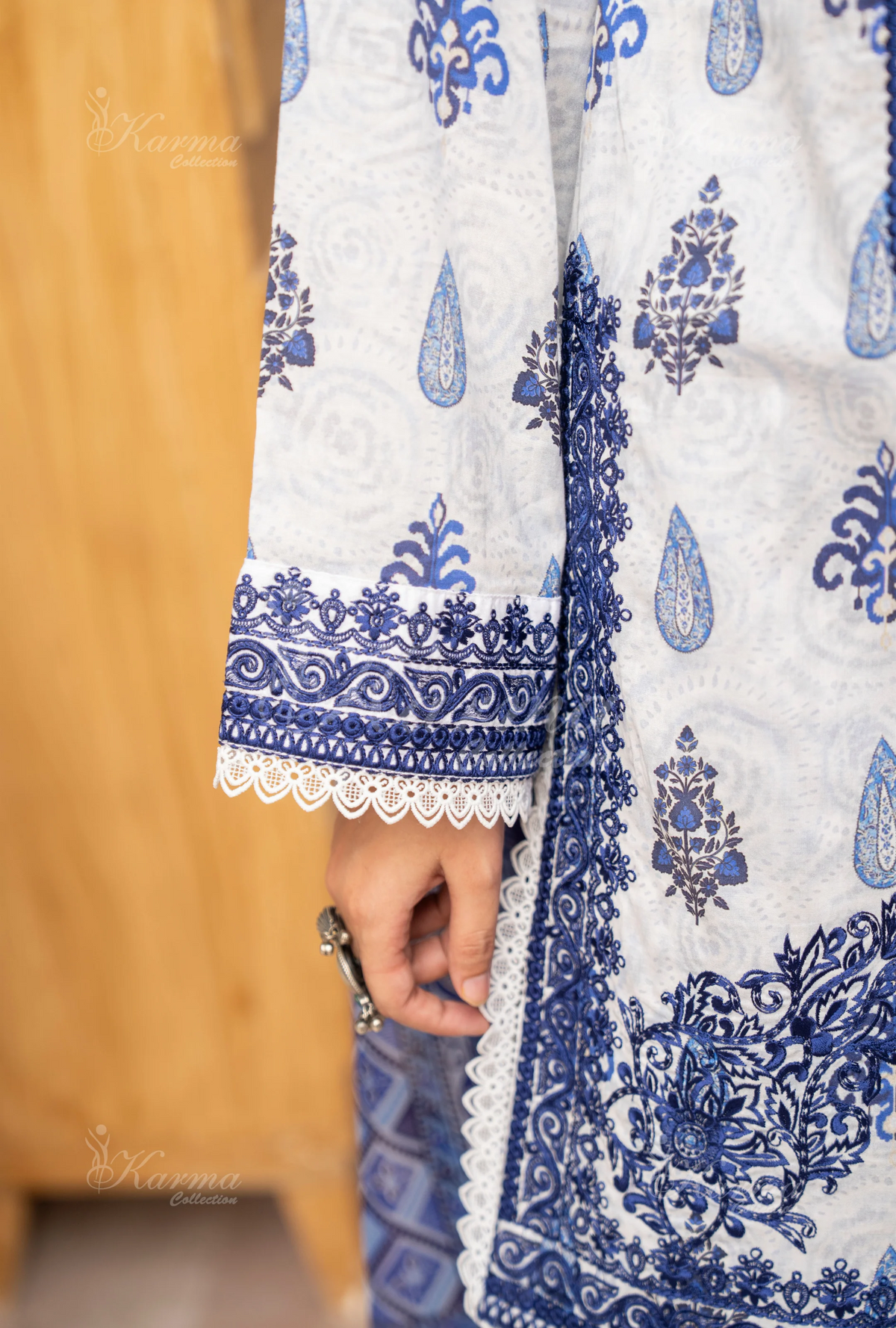 Farshi Shalwar Karma Collection SAPPHIRE MIST KC-1498