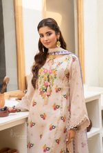 Farshi Shalwar Karma Collection WARM WHITE KC-1499
