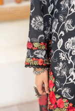 Farshi Shalwar Karma Collection CRIMSON NOIR KC-1492