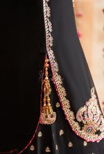 Festive Edit 2026 Karma Collection JAHAN-ARA BLACK COAL F498