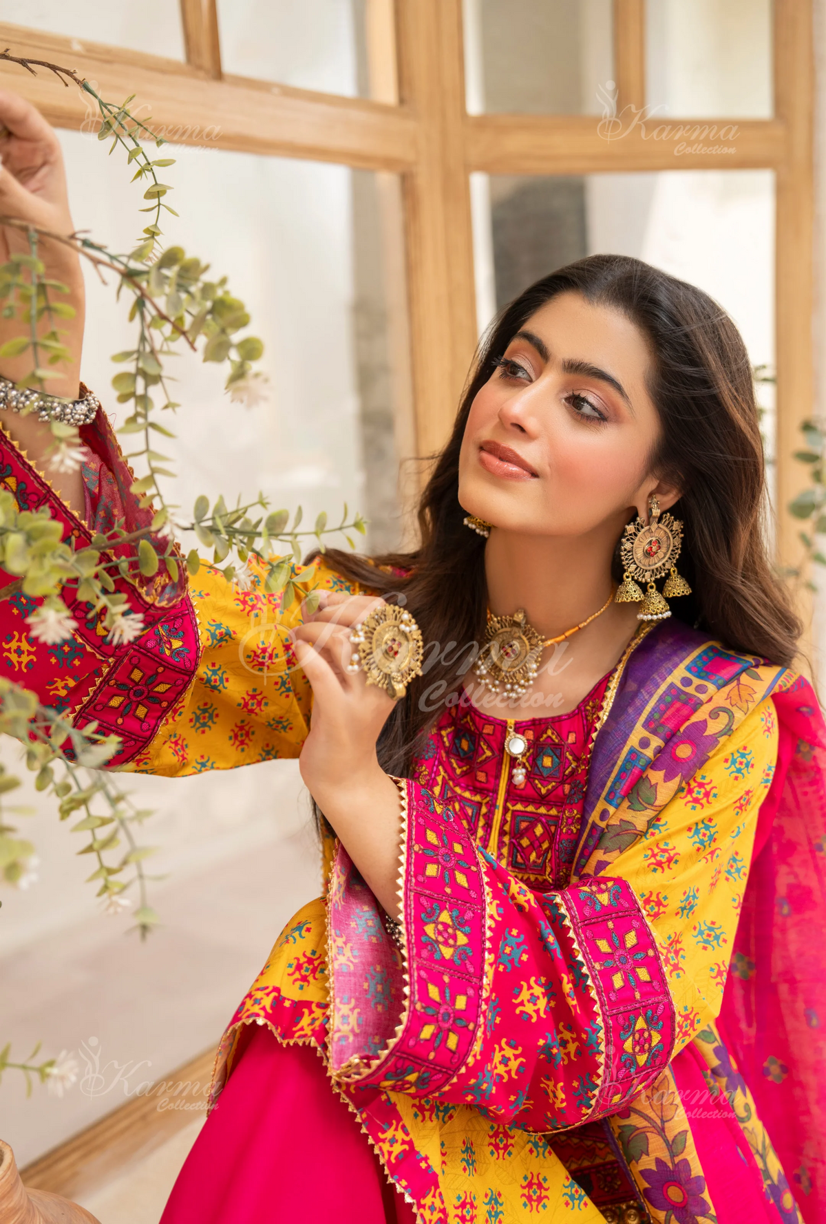 Farshi Shalwar Karma Collection FLAME KC-1505
