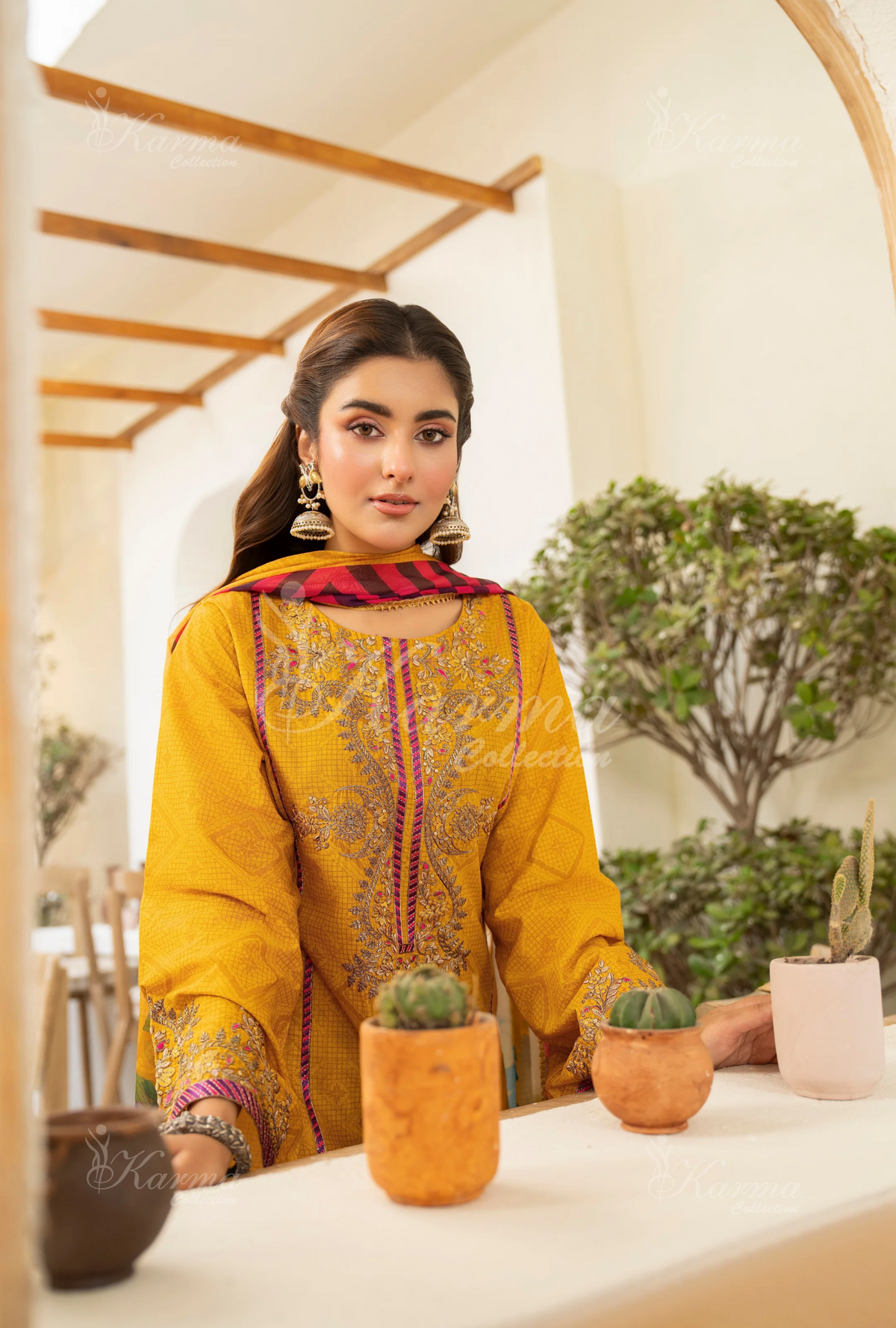 Farshi Shalwar Karma Collection MARIGOLD GLINT KC-1501