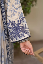Farshi Shalwar Karma Collection FLORA BLUE KC-1496