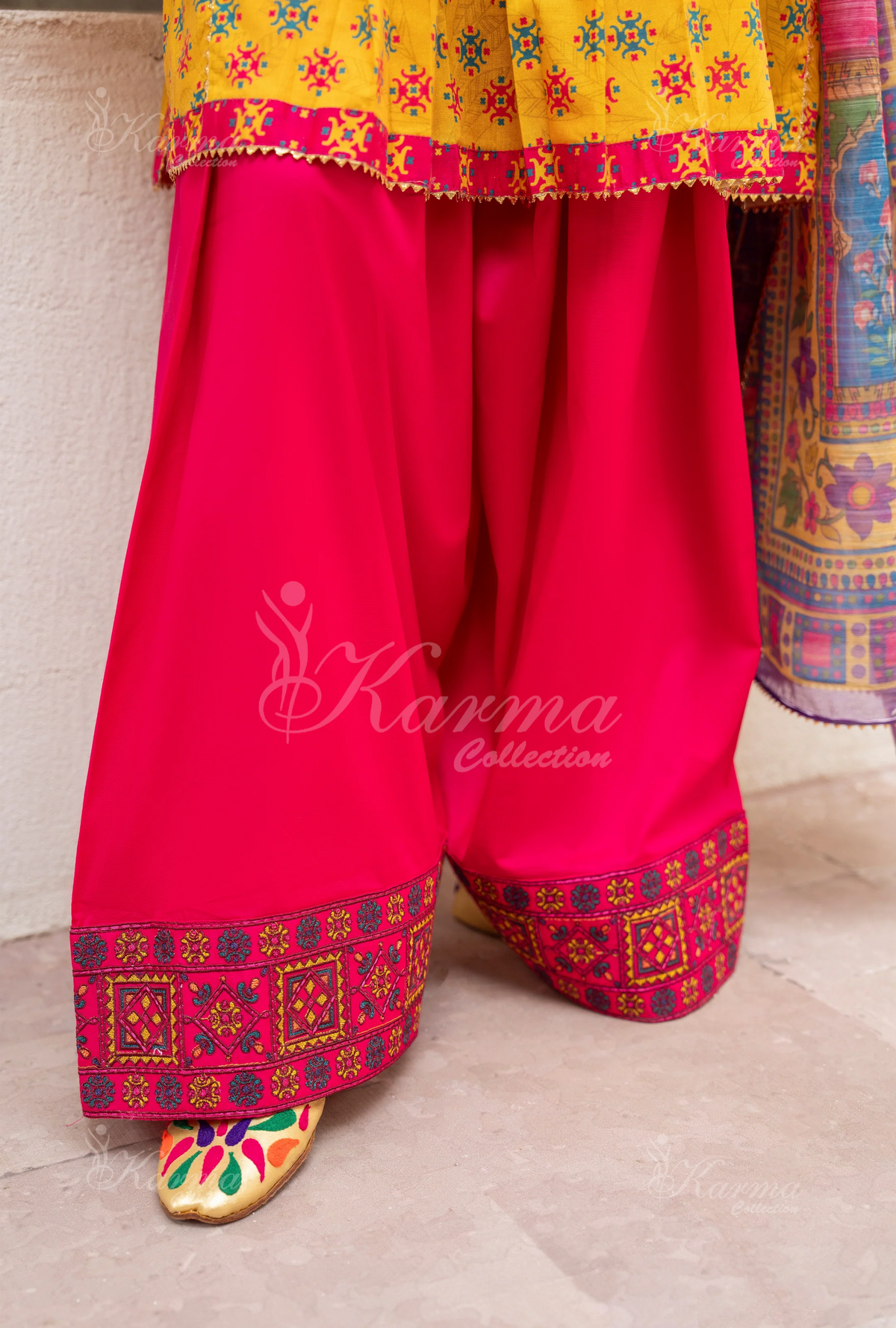Farshi Shalwar Karma Collection FLAME KC-1505