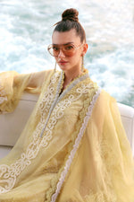 Maria B Stitched Embroidered Luxury Lawn 3 Piece Suit D-2604-A- Eid Collection
