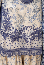 Farshi Shalwar Karma Collection FLORA BLUE KC-1496