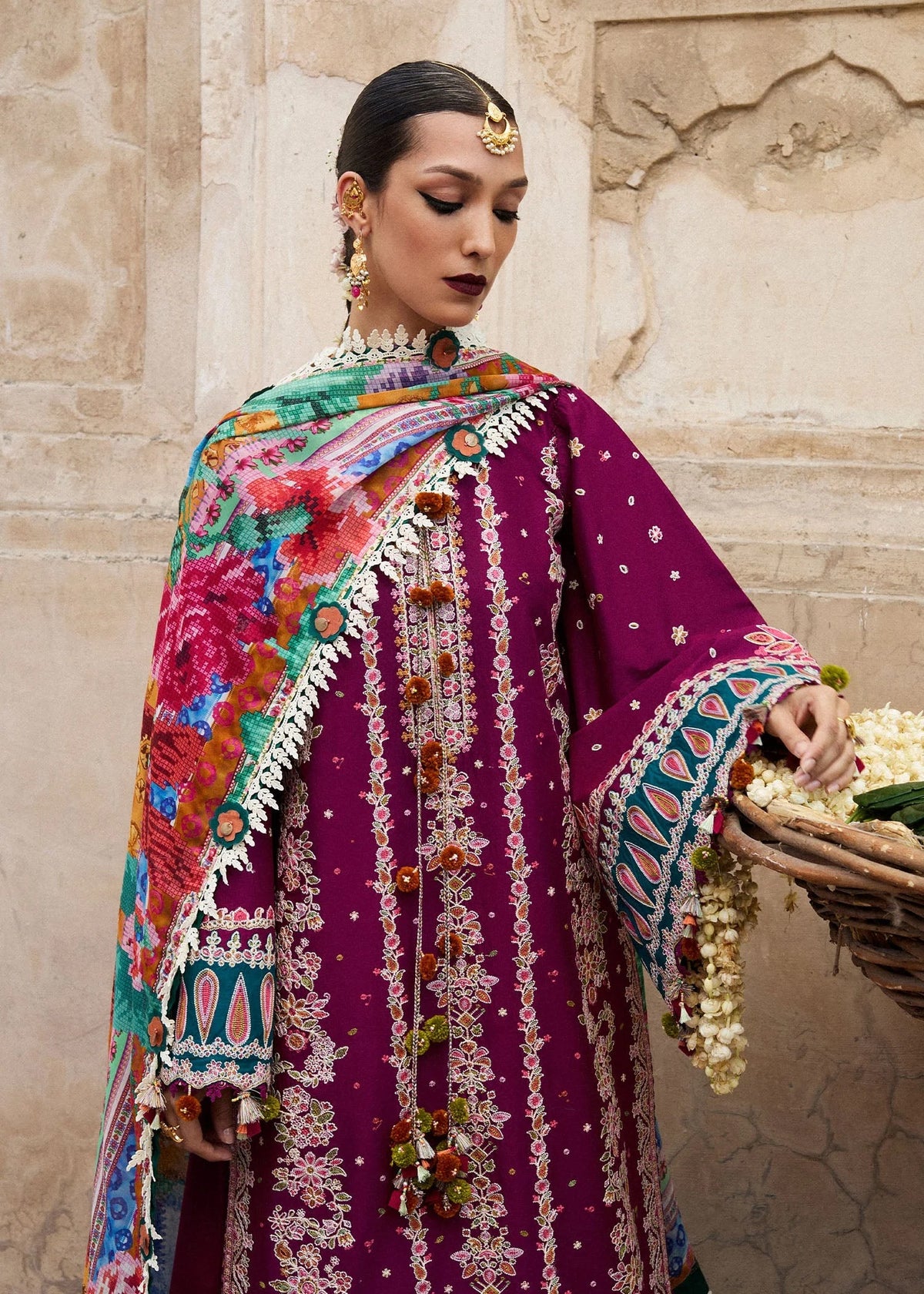 Hussain Rehar Nirmal SS 25 – Kahei - STITCHED