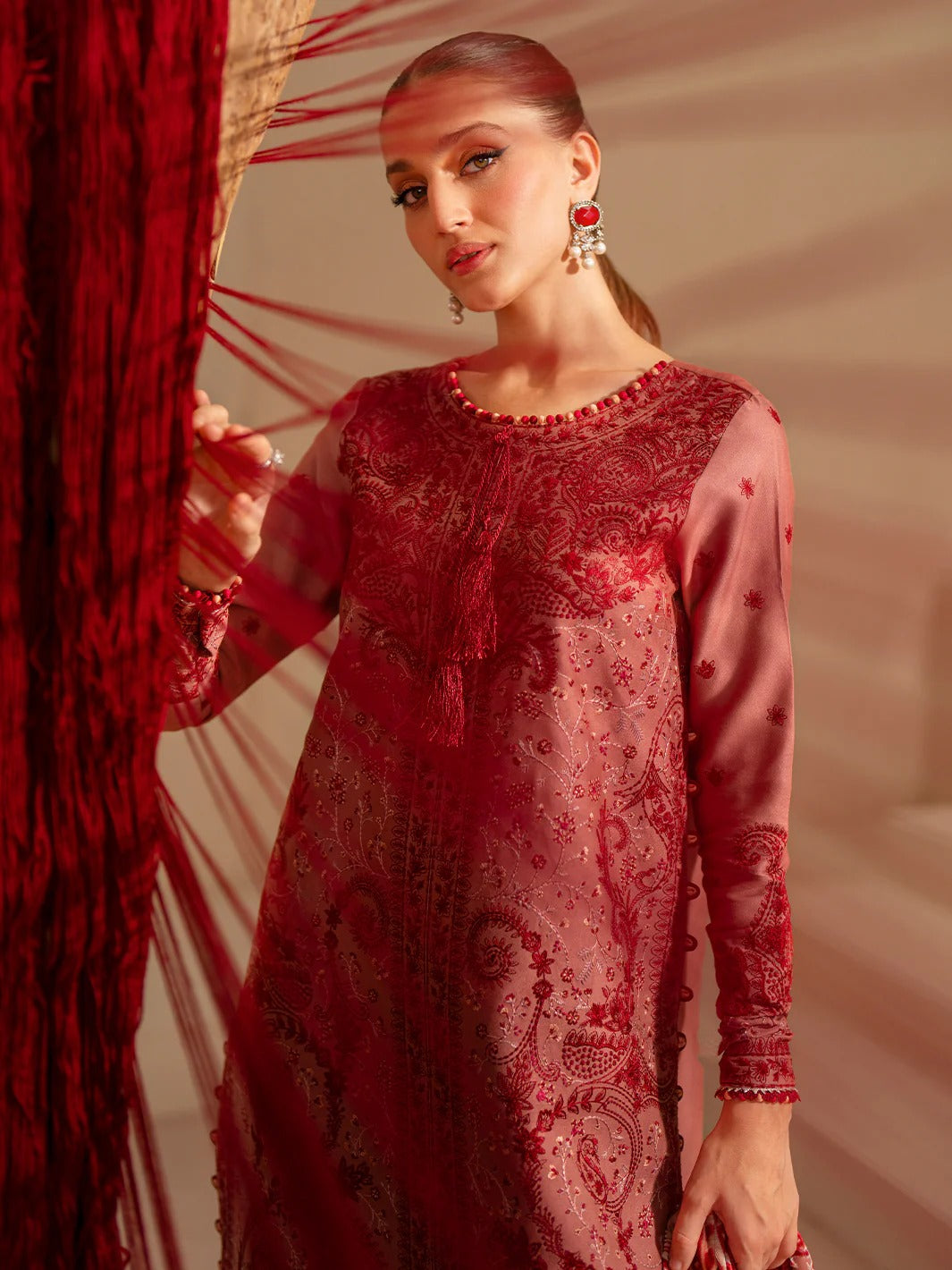 Saqqara-fall-winter Stitched 161 - B | 3 PC EmbroideredKotrai