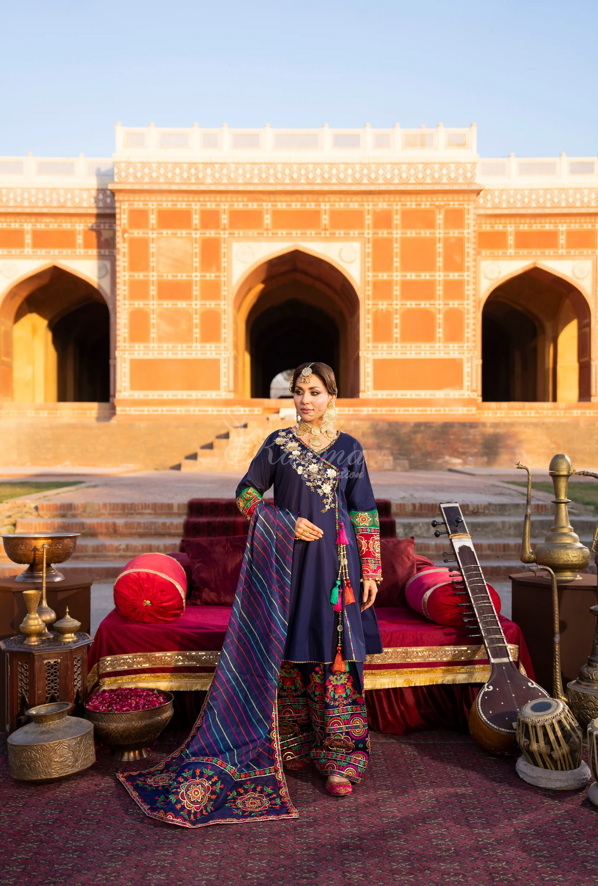 Chaand-Raat BY Karma Collection INDIGO KC-1552