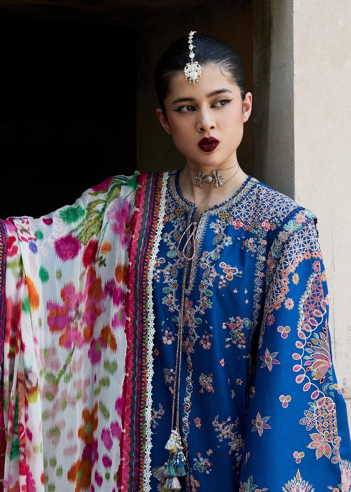 Hussain Rehar Nirmal SS 25 – Zarqa - STITCHED