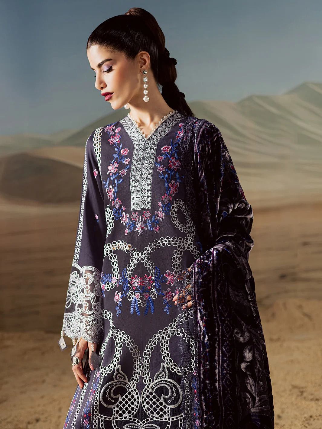 Amelia Luxury Winter '25 CK-005 | 3 PC Kotrai