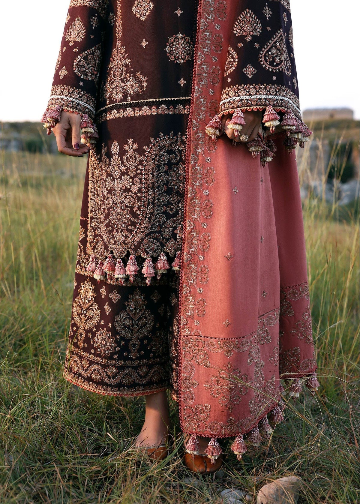 Hussain Rehar Nazneen khaddar Stitched