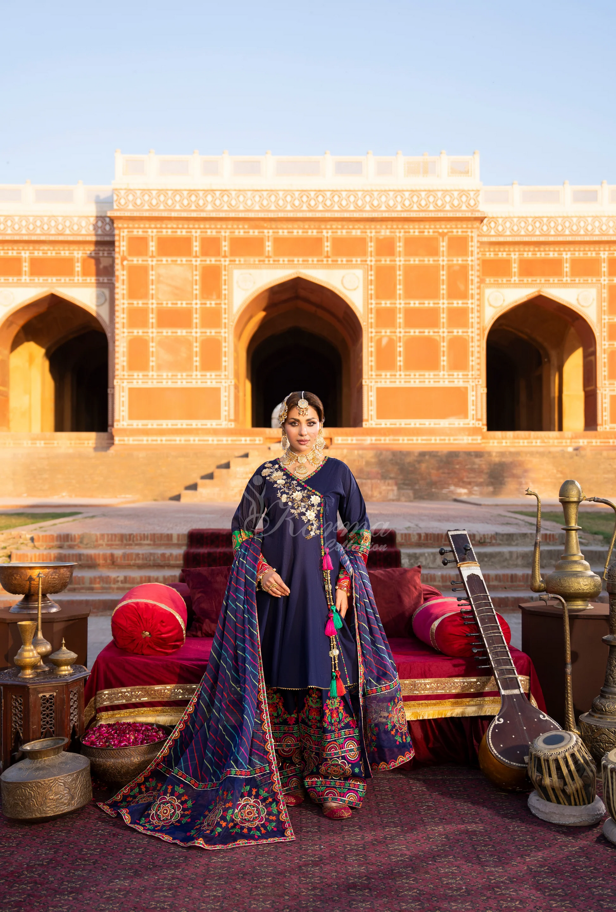 Chaand-Raat BY Karma Collection INDIGO KC-1552