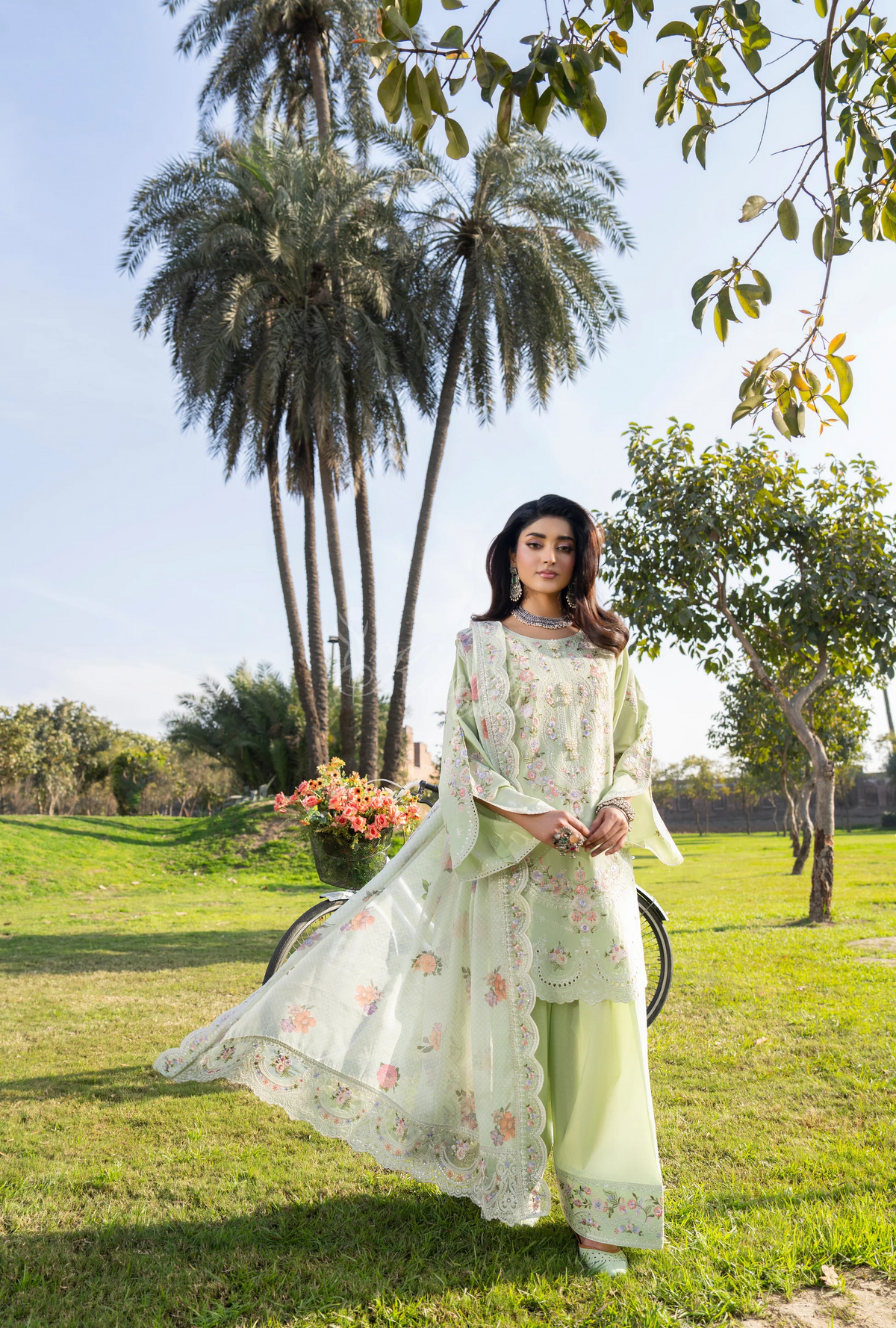 Chaand-Raat BY Karma Collection PALE GREEN KC-1554