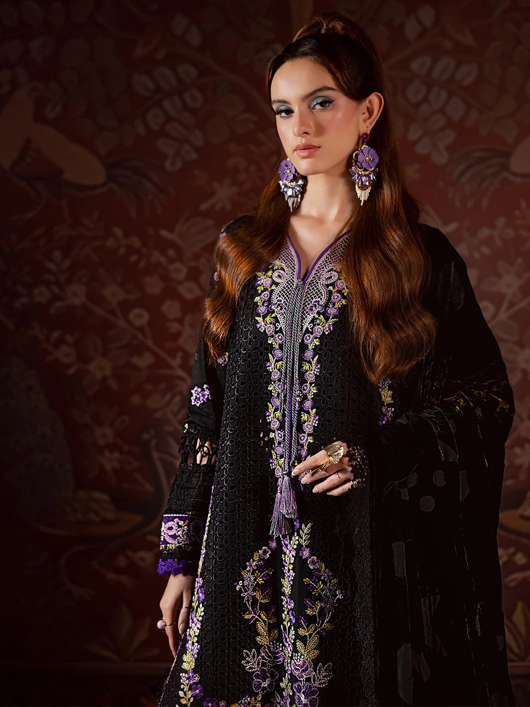 Amelia Luxury Winter '25 CK-001 | 3 PC Kotrai