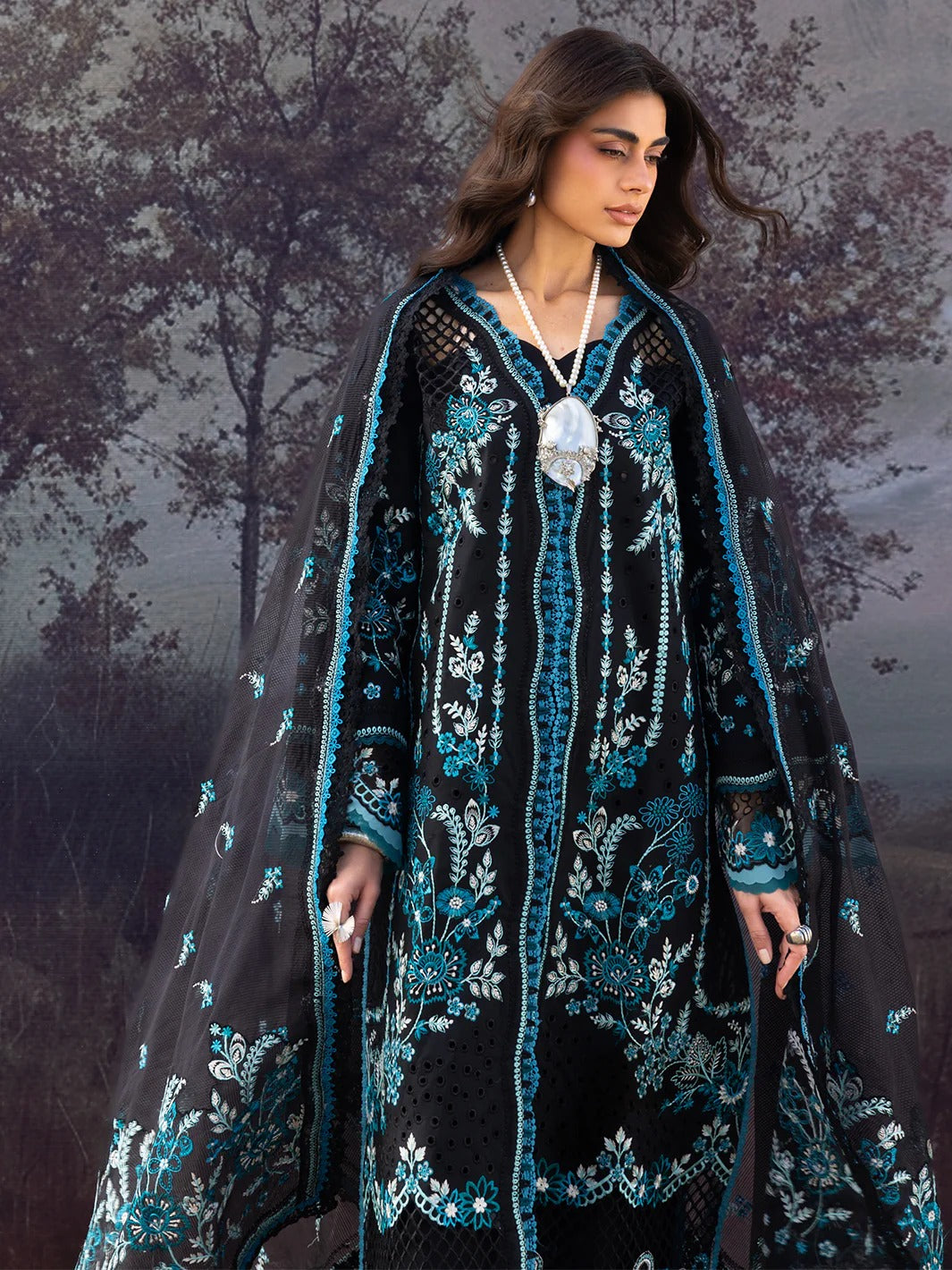 Eid 2026 Sirene Luxury Lawn StitchedS-016