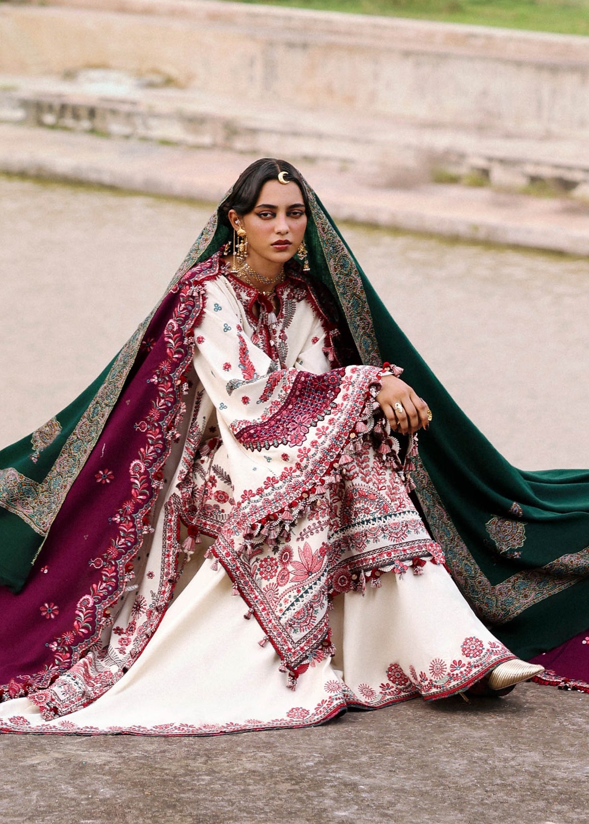 Hussain Rehar Stitched Karandi Winter Collection 2025 Afsaneh