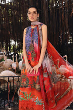 M Prints by Maria B Stitched Lawn 3 Piece Suit D-07 B - Summer Collection