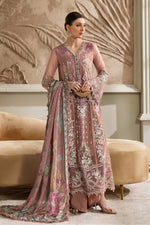 3 Piece stitched Embroidered Chiffon Suit | MPC-25-105 Tea Pink
