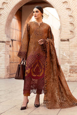 MARIA B Voyage Luxe Eid Lawn 2025 Original stitched Embroidered Suit D-2501-B