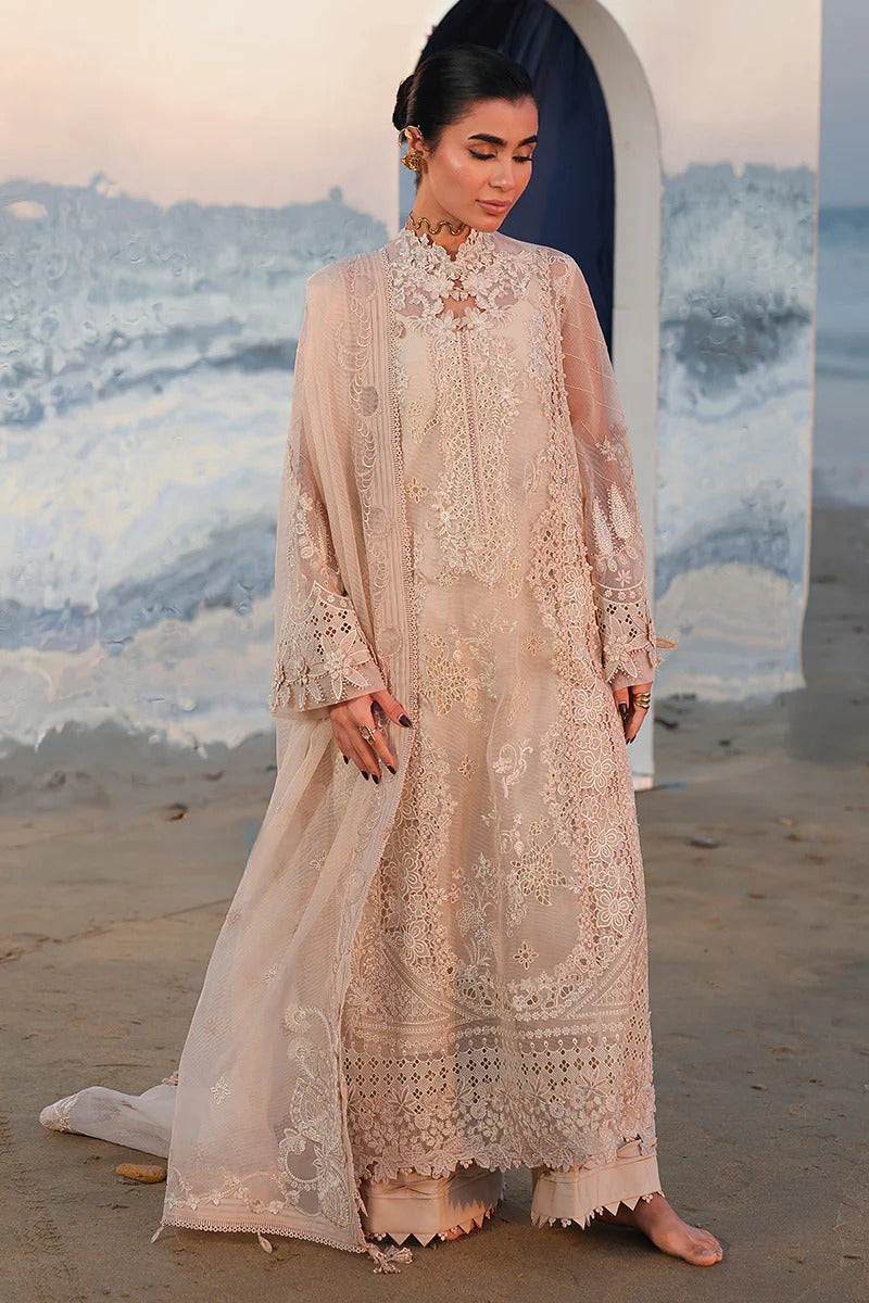 Qalamkar SA-15 Nehan full length lawn suit elegant embroidered dress UK