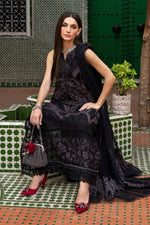 MARIA B Voyage Luxe Eid Lawn 2025 Original stitched Embroidered Suit D-2512-B