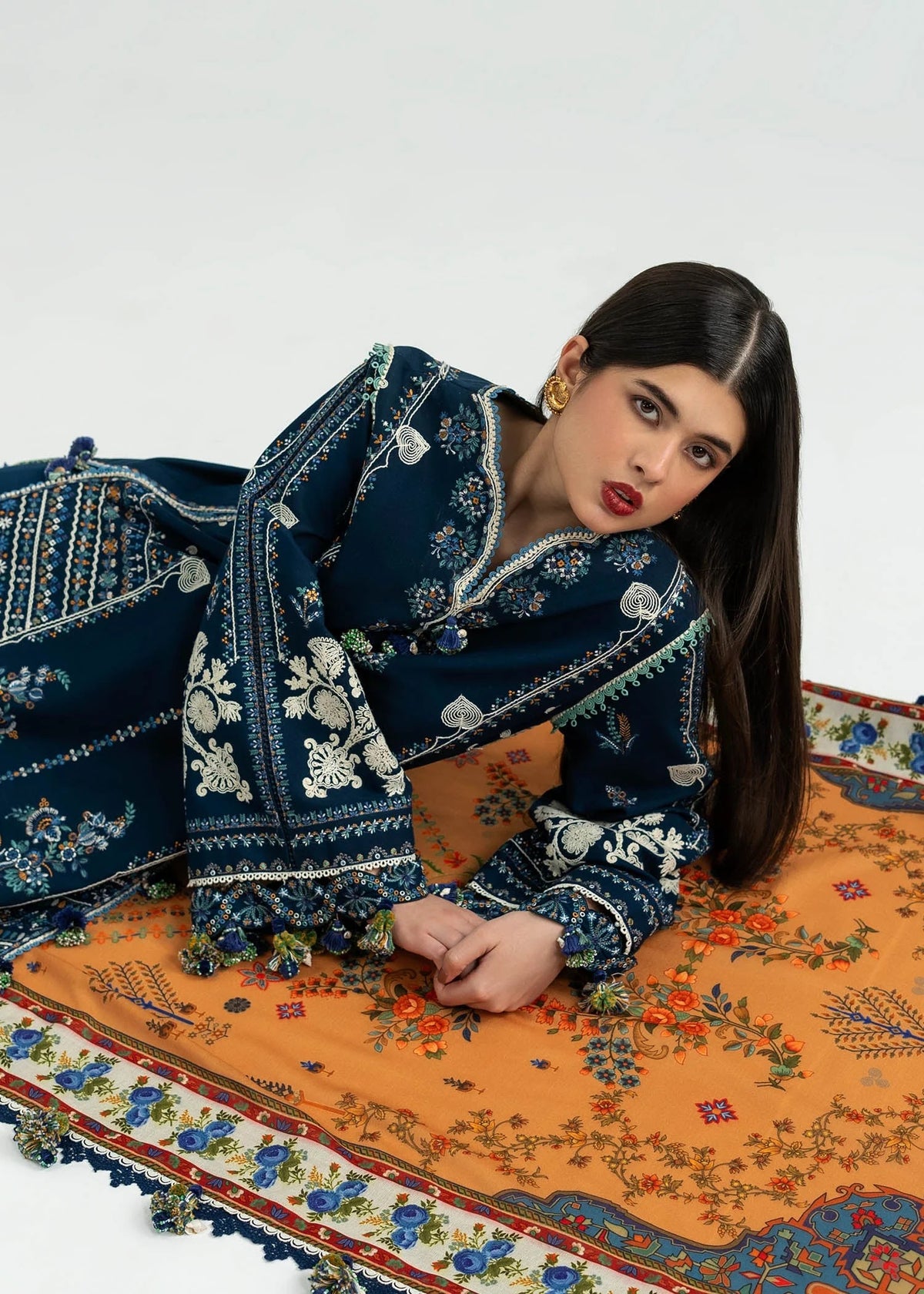 Hussain Rehar Chashm-e-Bahr khaddar Stitched