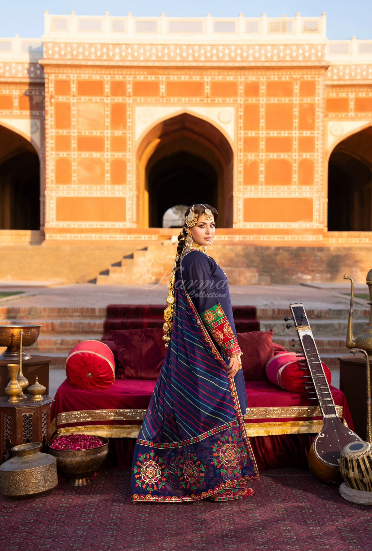 Chaand-Raat BY Karma Collection INDIGO KC-1552